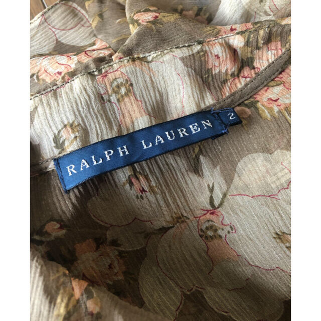 Ralph Lauren(ラルフローレン)のご購入済　美品　RALPH LAUREN シルクフラワーブラウスとスカート レディースのレディース その他(セット/コーデ)の商品写真
