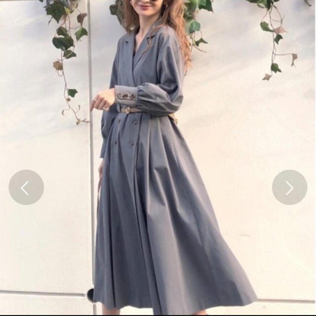 Ameri - AMERI LONG COAT LIKE BELT DRESS グレーの通販 by RINA's closet|アメリヴィンテージならラクマ VINTAGE 在庫好評