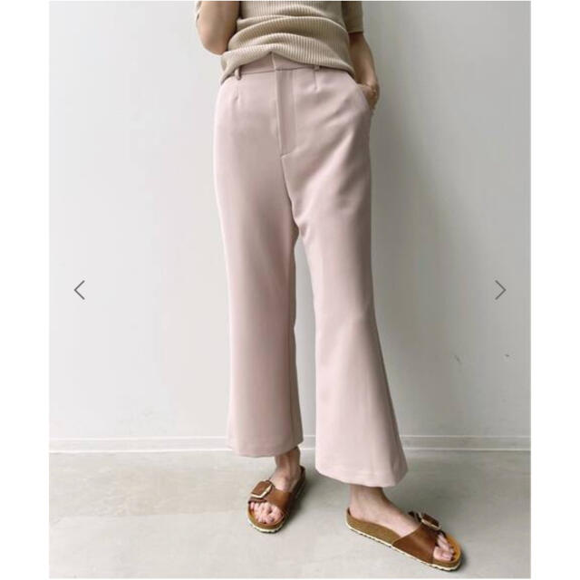 L'Appartement DEUXIEME CLASSE(アパルトモンドゥーズィエムクラス)のL'Appartement  Cropped Pants クロップド ピンク38 レディースのパンツ(クロップドパンツ)の商品写真