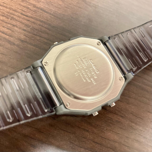 CASIO(カシオ)の一時値下げ　新品未使用　CASIO クリアウォッチ　グレー　チープカシオ　古着 メンズの時計(腕時計(デジタル))の商品写真