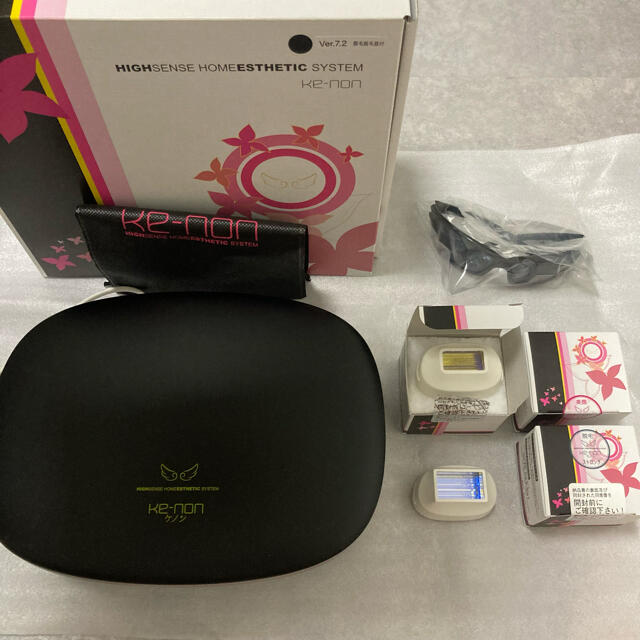 値下げ中! ケノン脱毛器 ver7.2 眉毛脱毛器・カートリッジ3個付き-