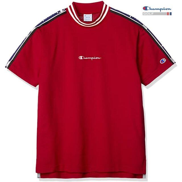 チャンピオンゴルフ 【XL】モックネックシャツ　RED