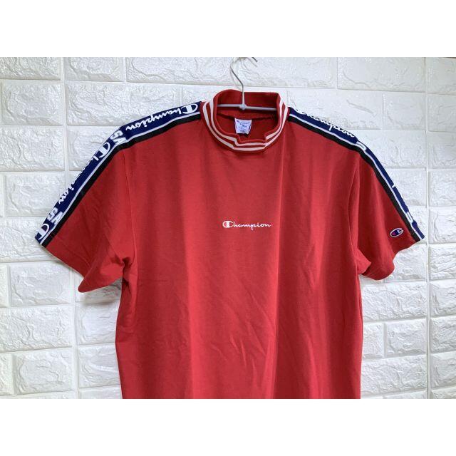 Champion(チャンピオン)のチャンピオンゴルフ 【XL】モックネックシャツ　RED スポーツ/アウトドアのゴルフ(ウエア)の商品写真