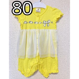 ベベ(BeBe)の《yokkotan様専用》obaby 半袖　ロンパース　チュールスカート(ロンパース)