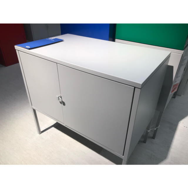 IKEA - LIXHULT リックスフルト キャビネット, メタル, グレーの通販