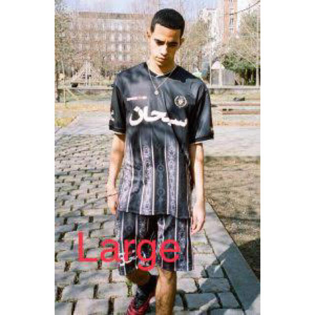 Supreme 21ss Arabic Logo Soccer Jerseyメンズ