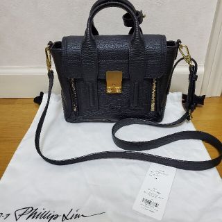 スリーワンフィリップリム(3.1 Phillip Lim)の3.1 Phillip Lim ミニサッチェルバッグ  ブラック　フィリップリム(ショルダーバッグ)