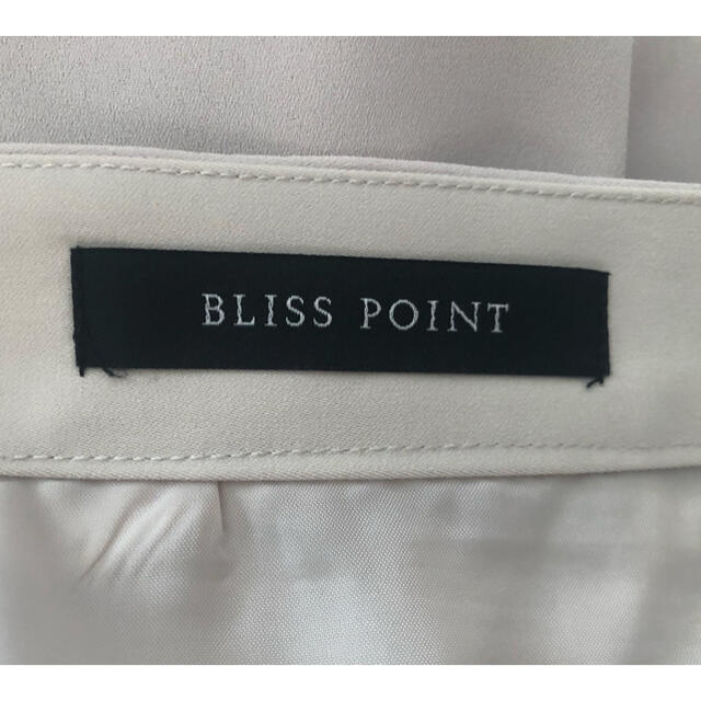 BLISS POINT(ブリスポイント)のブリスポイント　スカート　プリーツ　巻きスカート風 レディースのスカート(ひざ丈スカート)の商品写真