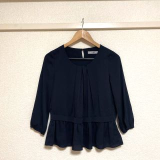 アオキ(AOKI)の専用 ネイビー オフィスカジュアル ブラウス  (シャツ/ブラウス(長袖/七分))