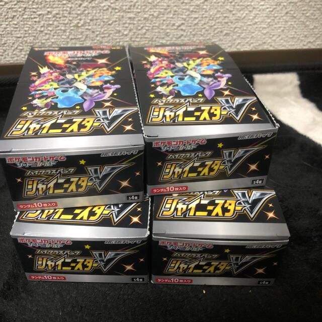 【シュリンク付き未開封】ポケモンカードゲーム シャイニースターV 4BOX