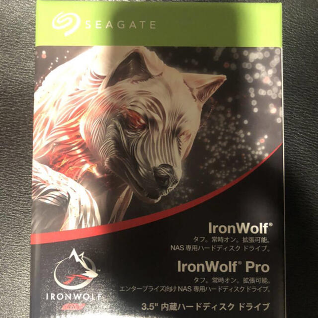 BARACUTA(バラクータ)の新品Seagate IronWolf 16TB HDD ST16000NE000 スマホ/家電/カメラのPC/タブレット(PCパーツ)の商品写真