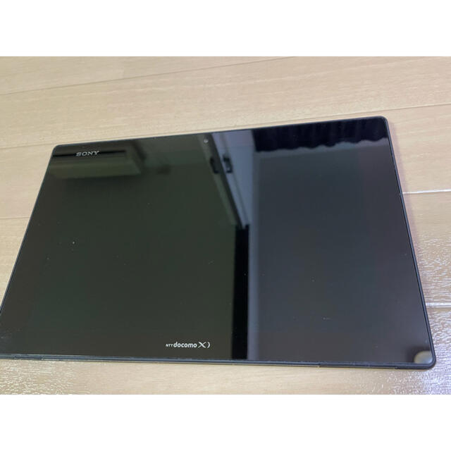 NTTdocomo(エヌティティドコモ)のSONY Xperia Tablet Z SO-03E BLACK スマホ/家電/カメラのPC/タブレット(タブレット)の商品写真