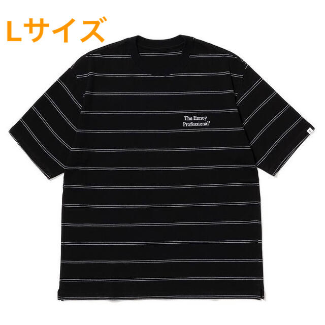 ennoy エンノイ Pique Border T-shits Tシャツ L-