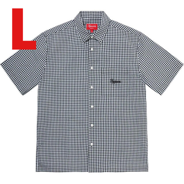 supreme Gingham S/S Shirt Black