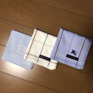 バーバリー(BURBERRY)のバーバリー ハンカチ 2枚 ＆ おまけ 1枚(06-14)(ハンカチ/ポケットチーフ)