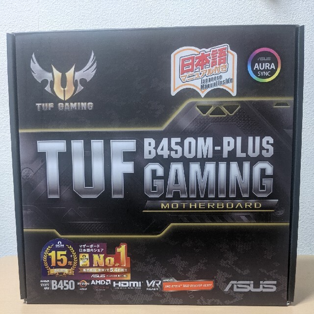 ASUS TUF B450M−PLUS GAMING