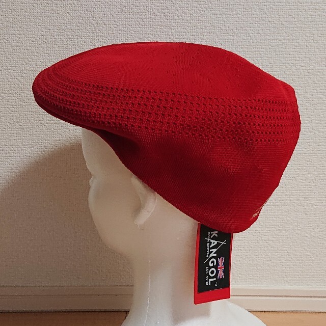 KANGOL(カンゴール)のM 新品 KANGOL TROPIC 504 VENTAIR ハンチング 赤 メンズの帽子(ハンチング/ベレー帽)の商品写真