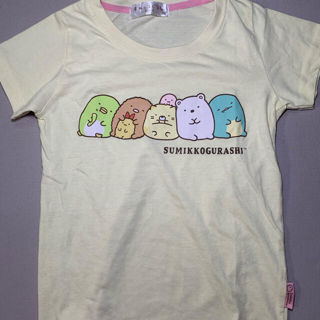 サンエックス(サンエックス)のすみっコぐらし キッズTシャツ キッズ/ベビー/マタニティのキッズ服女の子用(90cm~)(Tシャツ/カットソー)の商品写真