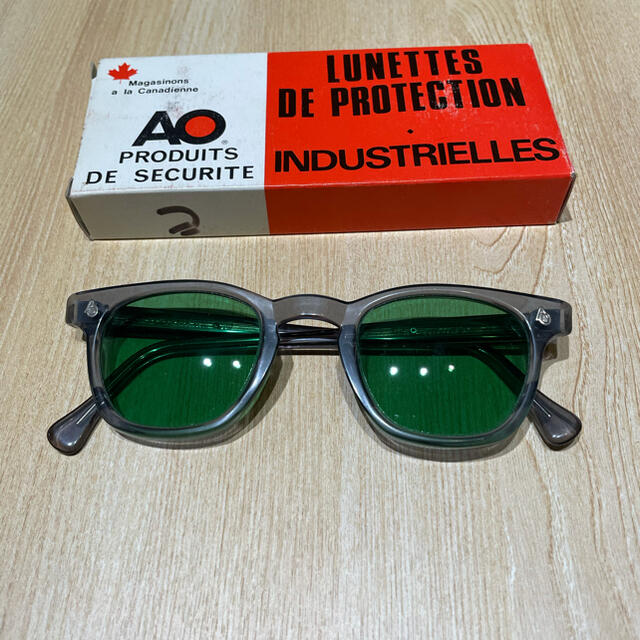 American Optical ao safety サングラス 野村訓市 箱付サングラス/メガネ