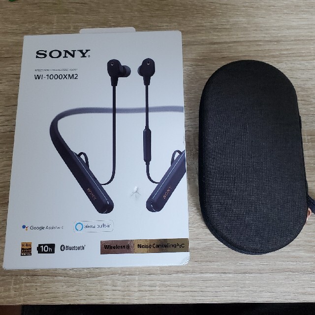SONY(ソニー)のSONY WI-1000XM2 B　Bluetooth ワイヤレスイヤホン スマホ/家電/カメラのオーディオ機器(ヘッドフォン/イヤフォン)の商品写真
