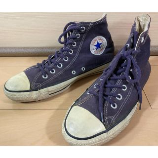 コンバース(CONVERSE)のMii専用　コンバース　オールスター　MADE IN USA 27cm パープル(スニーカー)