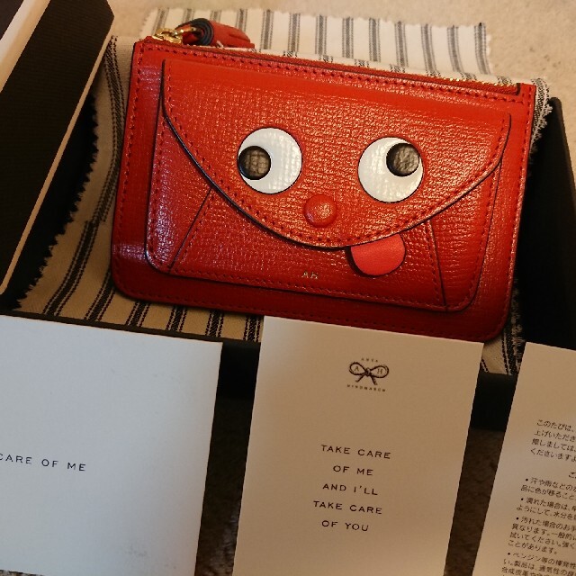 ANYA HINDMARCH(アニヤハインドマーチ)の専用　新品未使用☆アニヤ Zany Envelope Zip Card Case レディースのファッション小物(財布)の商品写真