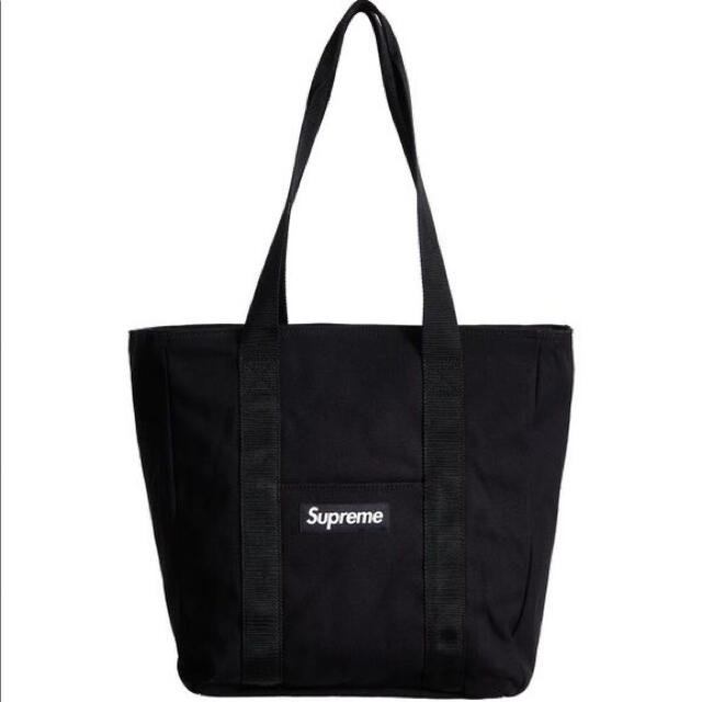 supreme tote blackトートバッグ