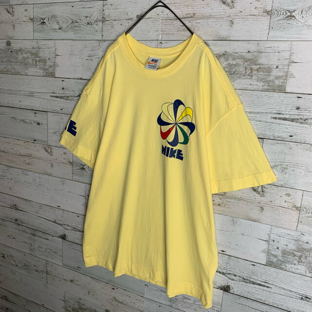 【即完売モデル】ナイキ★風車 ゴツナイキプリントロゴ Tシャツ 入手困難 希少
