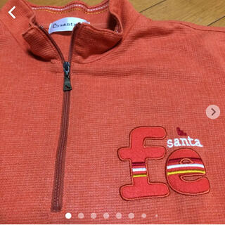 サンタフェ(Santafe)の美品　サンタフェ半袖ハーフジップシャツ　48(ポロシャツ)