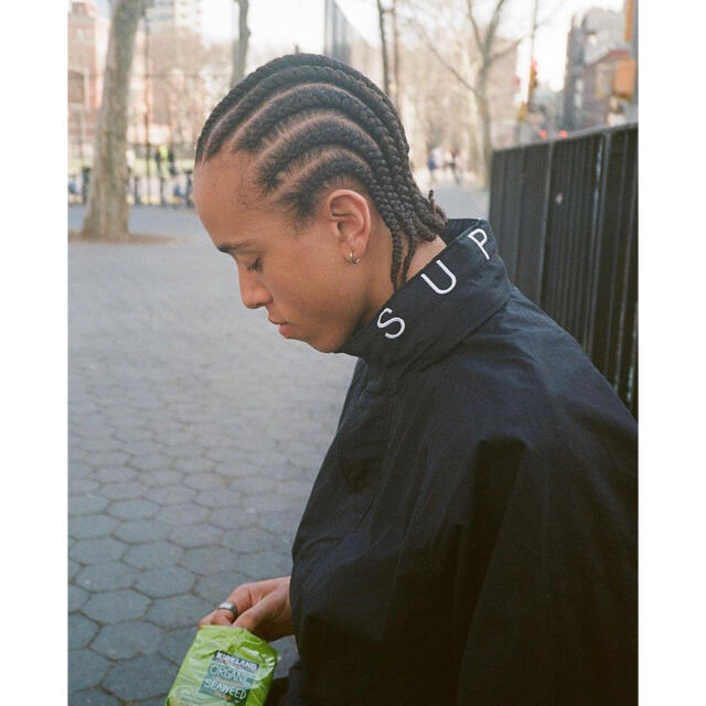 supreme raglan court jacket - ナイロンジャケット