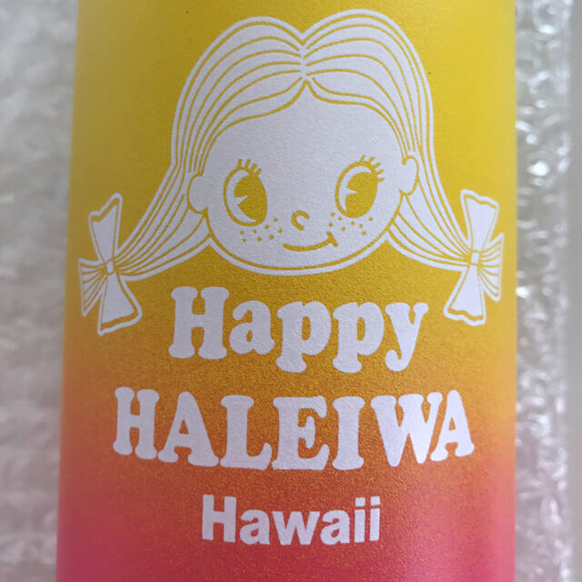 HALEIWA(ハレイワ)の⭐︎新品未使用ハワイで購入⭐︎ハッピーハレイワハワイ　ウォーターボトル　水筒 インテリア/住まい/日用品のキッチン/食器(タンブラー)の商品写真