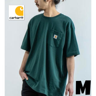 カーハート(carhartt)のカーハート Tシャツ グリーン 半袖 k87 緑 carhartt ポケット(Tシャツ/カットソー(半袖/袖なし))