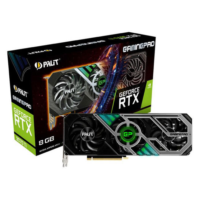 驚きの値段で RTX3070 【新品・未開封】GeForce Ti 8GB GamingPro PCパーツ