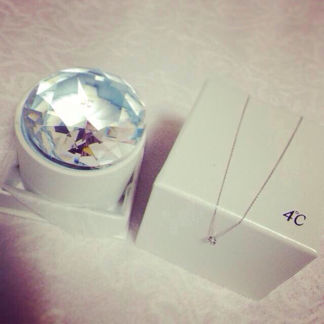 4℃ - 4℃♡新品未使用♡18金♡K18WG♡