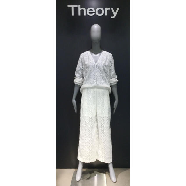 theory(セオリー)のTheory 18ss 刺繍レースパンツ レディースのパンツ(カジュアルパンツ)の商品写真