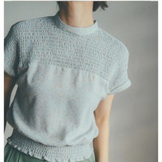 ステュディオス(STUDIOUS)のCLANE クラネ　CIRCLE FLOWER TOPS(シャツ/ブラウス(半袖/袖なし))