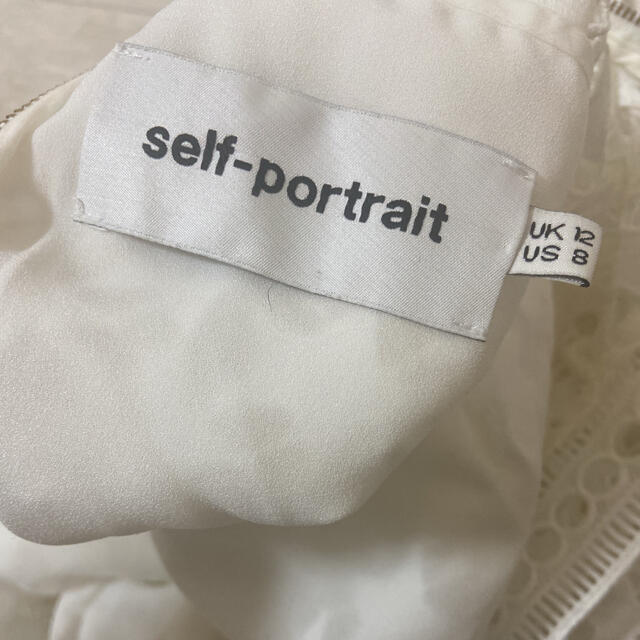 SELF PORTRAIT(セルフポートレイト)のself portrait ♡ スターレースバックジップボトルネックワンピース レディースのワンピース(ミニワンピース)の商品写真