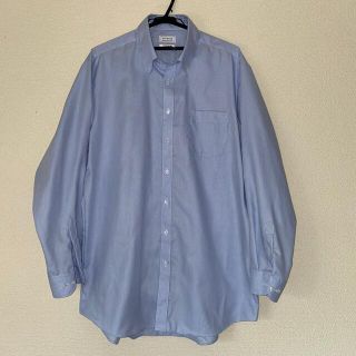 アオキ(AOKI)の【AOKI】美品！長袖メンズシャツ★3L（45-88）★薄ブルー★(シャツ)