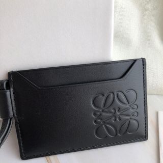 ロエベ(LOEWE)のkicks様専用　新品！LOEWE ブラック カードホルダー(名刺入れ/定期入れ)