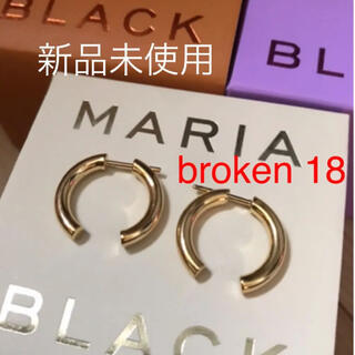 マリアブラック  broken 18 ゴールド　ピアス　MARIABLACK (ピアス)