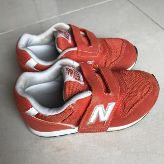 ニューバランス(New Balance)のニューバランス　オレンジ　16センチ(スニーカー)