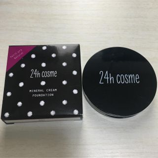 ニジュウヨンエイチコスメ(24h cosme)の24h コスメ ミネラルクリームファンデ 02 ライト(ファンデーション)