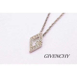 ジバンシィ(GIVENCHY)の【WA864】GIVENCHY ジバンシィ パヴェ ネックレス シルバーカラー (ネックレス)