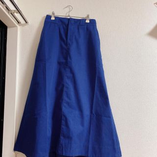 ディッキーズ(Dickies)のディッキーズ　Dickies ロングスカート　チノ　ブルー　coen(ロングスカート)