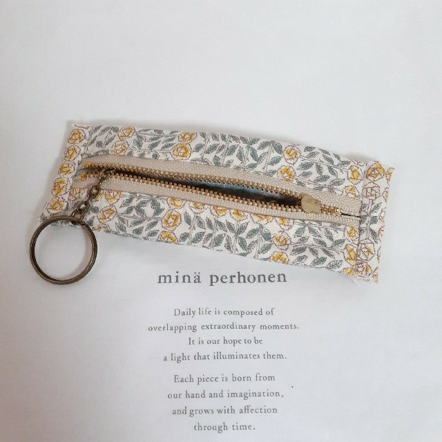 mina perhonen(ミナペルホネン)のミナペルホネン アネモネ💓 大きめ✨リップ、キーケース✨ミニポーチ🎶 ハンドメイドのファッション小物(ポーチ)の商品写真