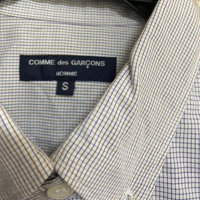 COMME des GARCONS HOMME パッチワーク切替 半袖 シャツ