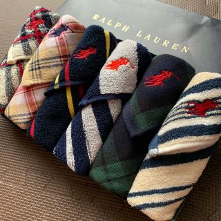 ラルフローレン(Ralph Lauren)のクーポンOK・男女問わず人気・プレゼント⭐️ラルフローレン ガーゼタオルハンカチ(ハンカチ/ポケットチーフ)