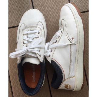 ティンバーランド(Timberland)のTimberland 白スニーカー サイズ9.5W(スニーカー)