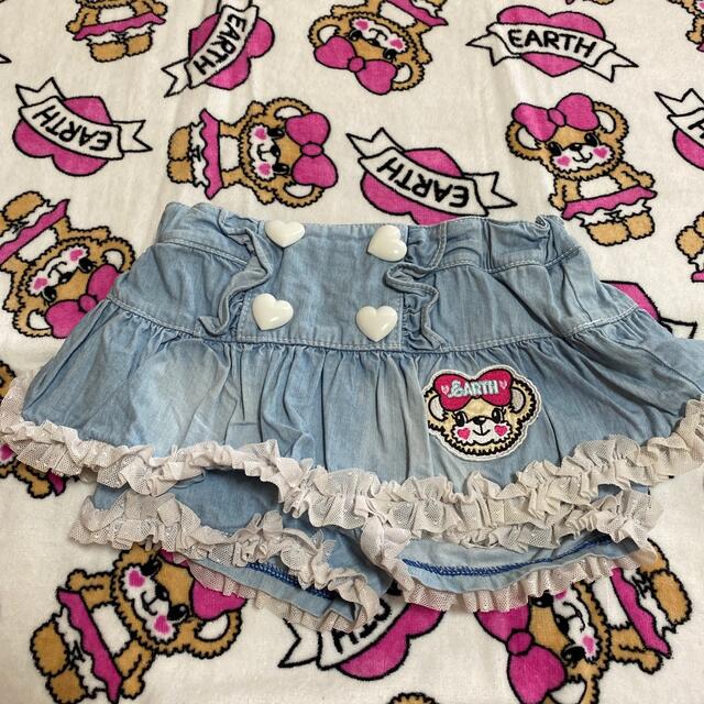 EARTHMAGIC(アースマジック)のEARTHMAGIC☆スカパン100cm キッズ/ベビー/マタニティのキッズ服女の子用(90cm~)(スカート)の商品写真