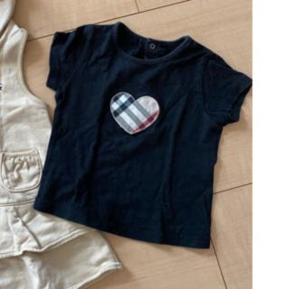 バーバリー(BURBERRY)の【np様専用】バーバリー半袖Tシャツサイズ90(ワンピース)